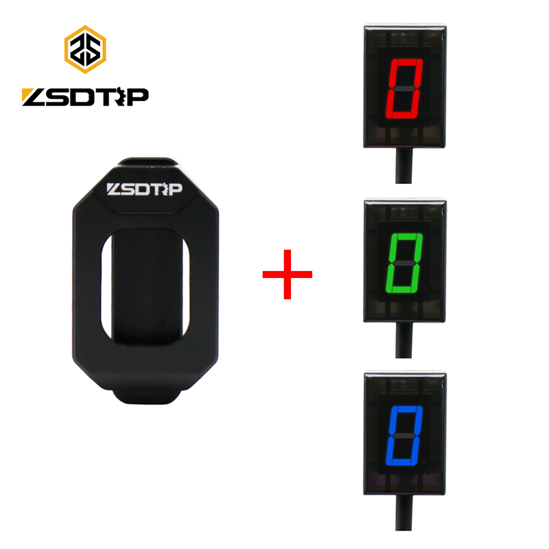 Motorcycle Gear Ratio - ZSDTRP 6 속도 범용 오토바이 디지털