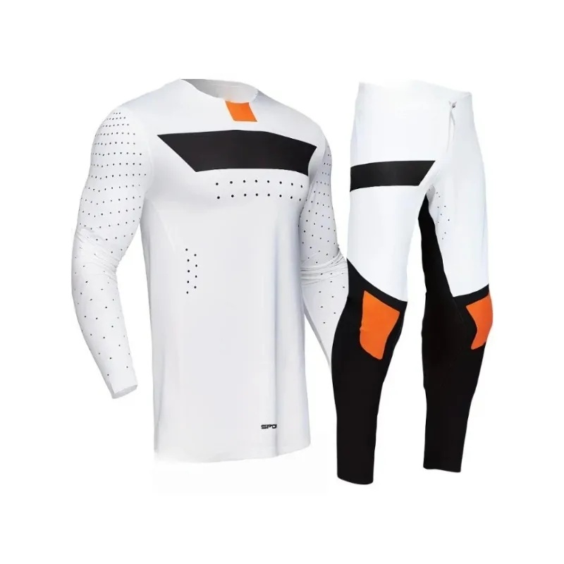 Motorcycle Gear White - 2026 스포츠 모드 화이트 오렌지 기어