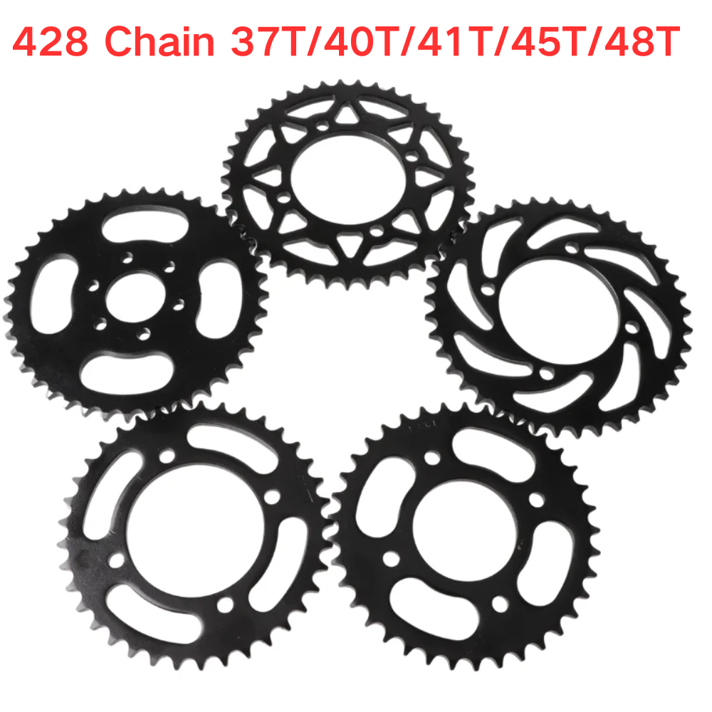Motorcycle Gear Ratio - 428 링크 37T/40T/41T/45T/48T 오토바이 백 스프로킷