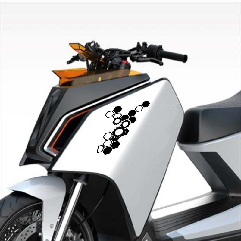 Motorcycle Gear Logo - 1개 허니콤 기어 오토바이 스티커 모토크로스