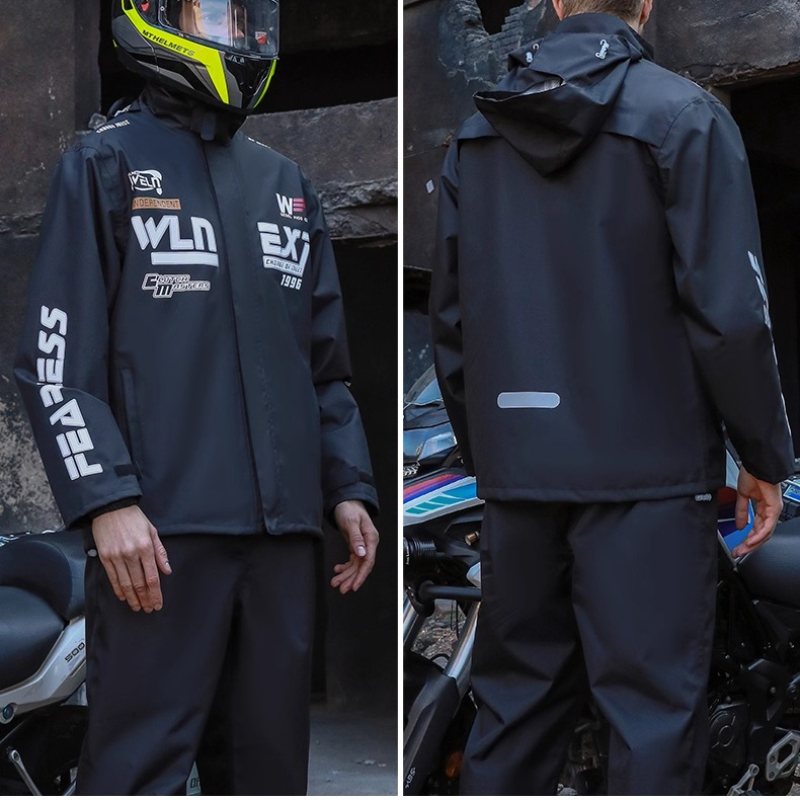 남성용 오토바이 레인코트 슈트 통기성 방수 폭우 방지  - Motorcycle Gear White 리뷰 및 가격