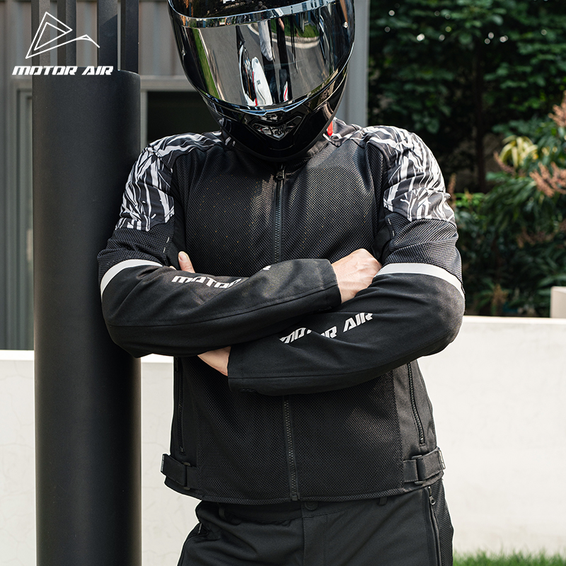 흑백 오토바이 재킷 최신 남성용 라이딩 기어 의류 여름 - Motorcycle Gear White 리뷰 및 가격