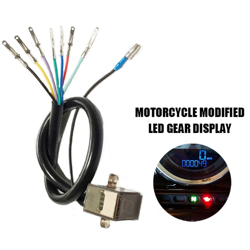 12V 범용 LED 디지털 기어 표시기 오토바이 디스플 - Motorcycle Gear Ratio 리뷰 및 가격
