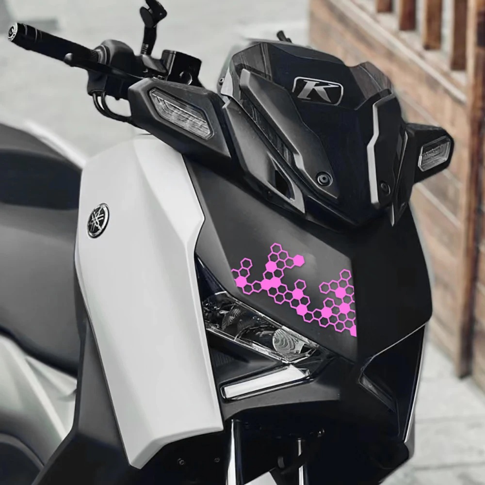 벌집 모양의 기어 디자인 오토바이 스티커, 모토 페어링 - Motorcycle Gear Logo 리뷰 및 가격