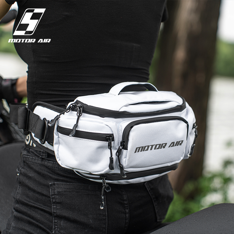 모터-에어 화이트 오토바이 사이클링 허리 가방 가슴 팩 - Motorcycle Gear White 리뷰 및 가격